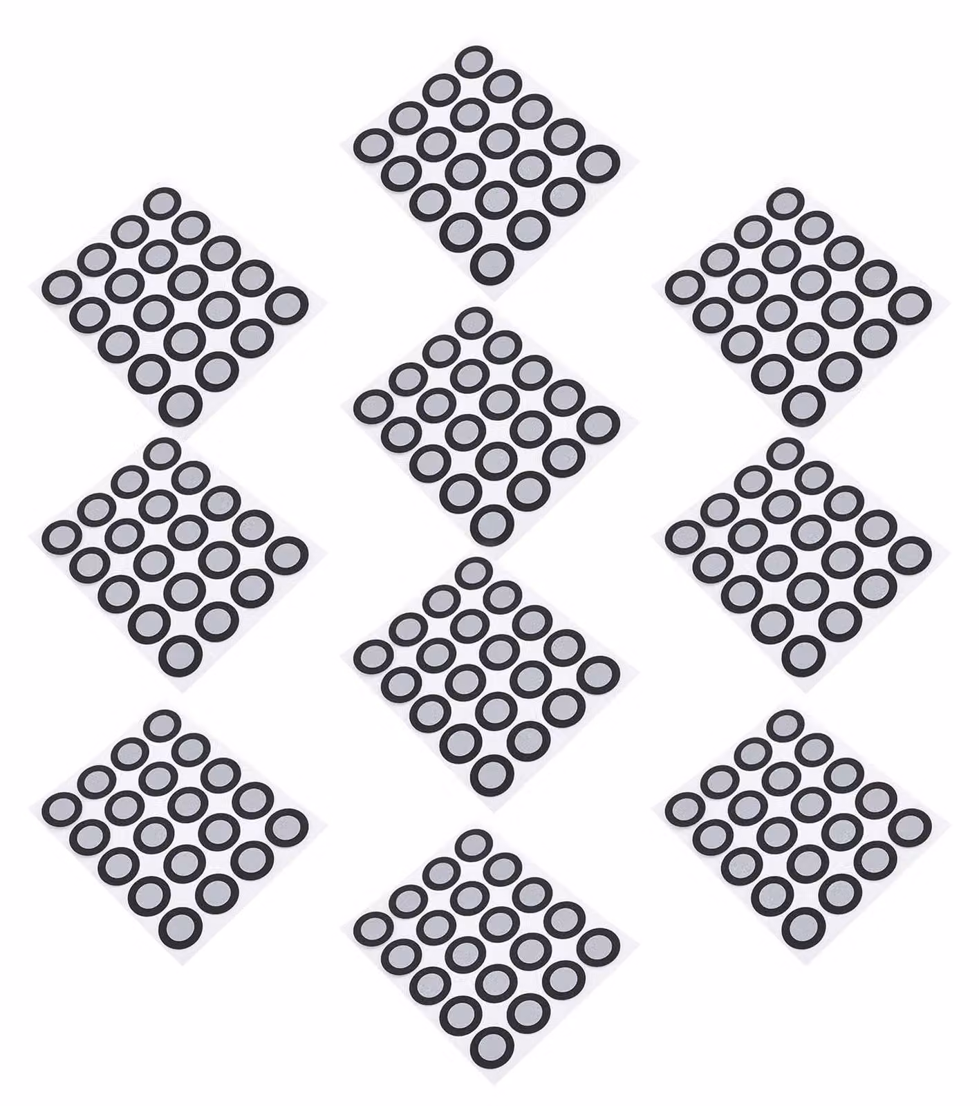 Marcatori per scanner 3D, 200 pezzi, diametro interno 12 mm, diametro esterno 19 mm