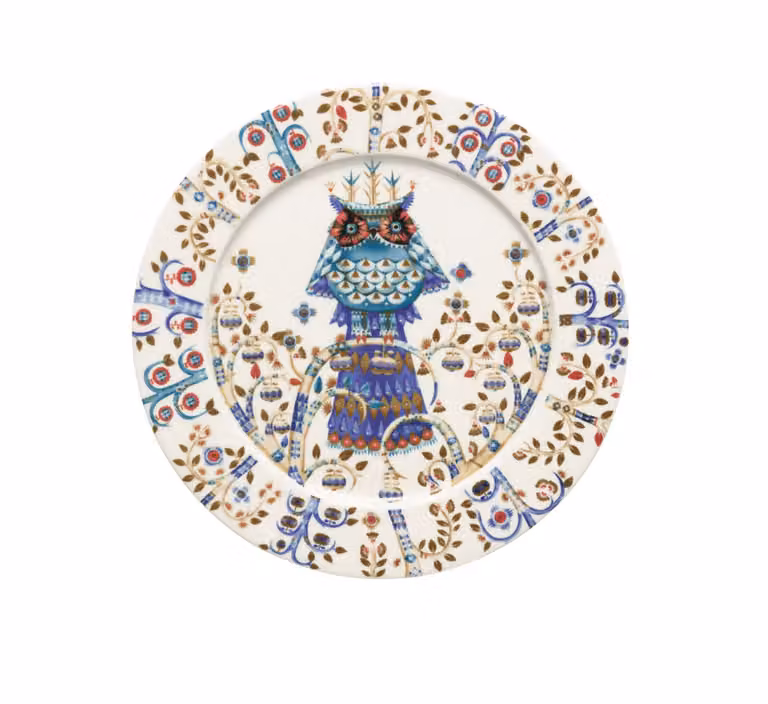 Taika Plate Piatto Piano Ø 27 cm bianco