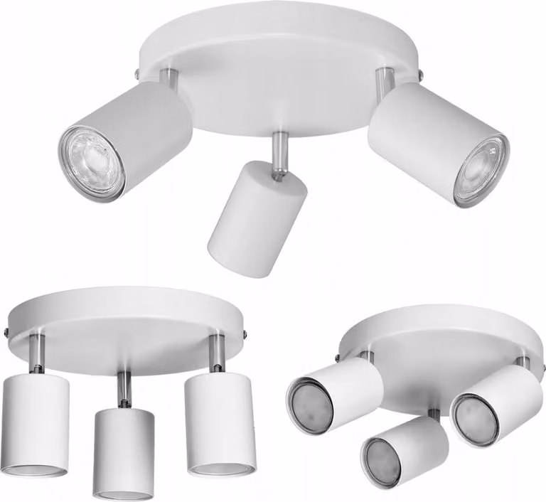 ADVITI | Lampada Da Soffitto E Da Parete RINO SP 3 - Bianca - Design Moderno - Energoefficiente E Flessibile