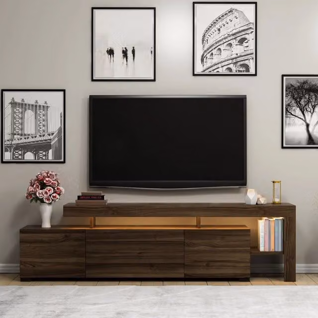 Mobile TV in legno "Beliz" Mobile TV - 192 x 37 x 53 cm
