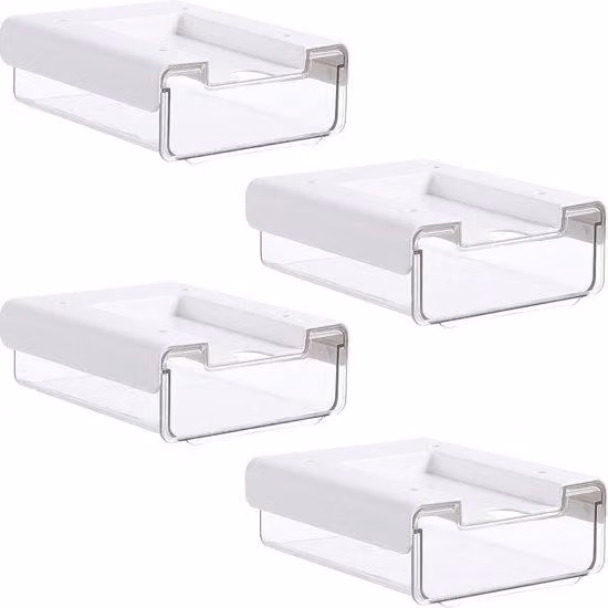 Organizer per cassetti Famanu, confezione da 4 pezzi, adesivi