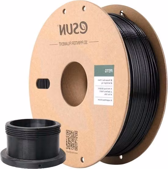 Filamento per stampante 3D FDM Nero 1,75 mm Bobina da 1 kg
