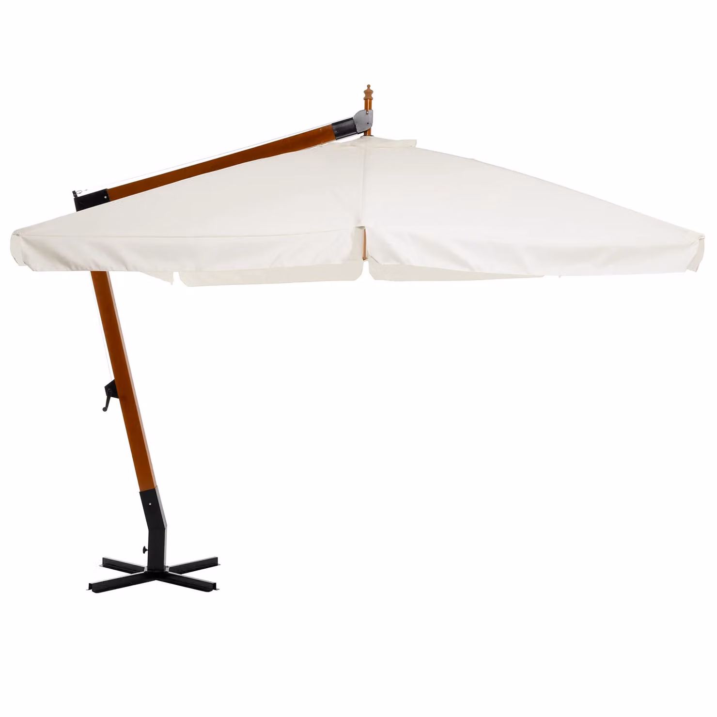 Ombrellone Rettangolare a Lampada Vestiamo Casa Giardino, Colore Beige/Bianco, L: 400 cm, P: 300 cm – 1