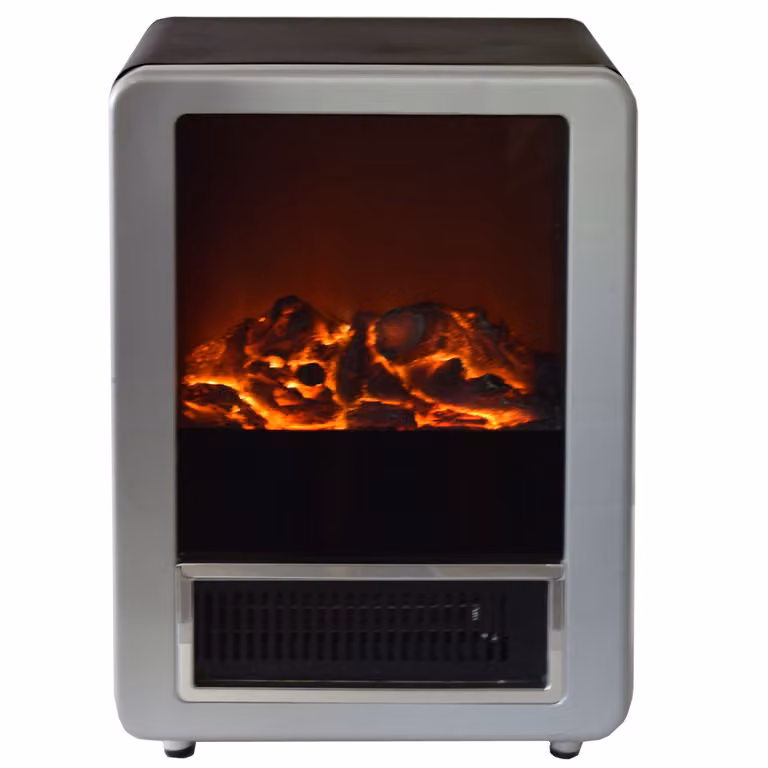 Termocamino elettrico con riscaldamento | Samufo effetto fiamma | Caminetto elettrico | Stufa