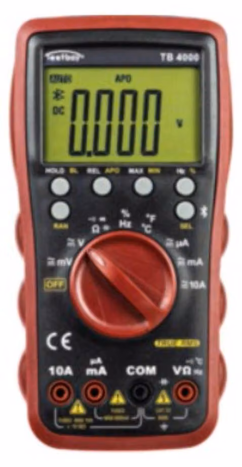 Multimetro TB 4000 0-600 V AC, 0-600 V DC TRUE RMS TESTBOY