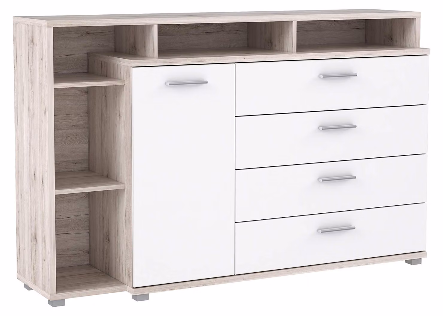 FORTE - Credenza Beach con 4 cassetti e 1 anta