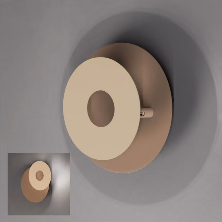 FISCHER & HONSEL Applique da parete a LED Hennes, Soggiorno / Sala da pranzo, Metallo, Moderno, Applique a LED