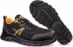 Scarpe antinfortunistiche basse Albatros S1P SR Nero e Arancio taglia 41