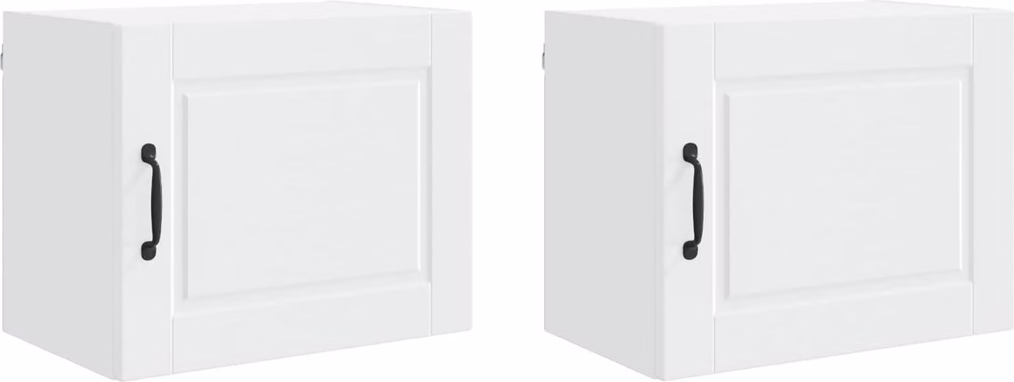 Armadietto a muro PORTO 2 pcs Bianco 50 x 31 x 40 cm