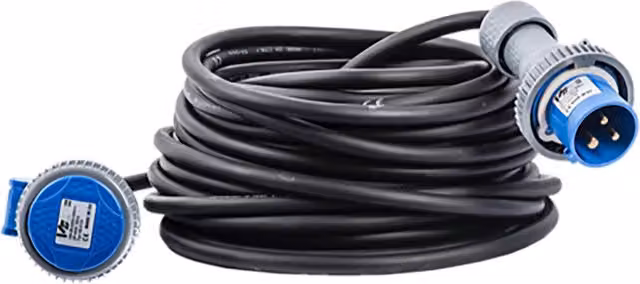 Prolunga industriale Iperbriko nera 30m 3G x 2,5mm IP67
