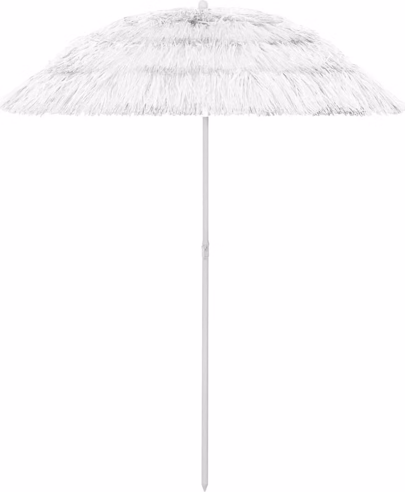 Maison Exclusive - Ombrellone da Spiaggia Hawaii Bianco 180 cm