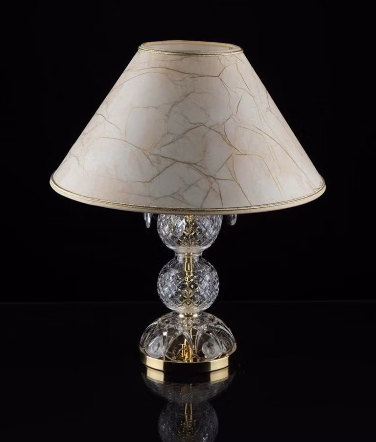 Tischleuchte Antik Stil Tisch Lampe Kristall Leuchte Lampen Leuchten Kronleuchte