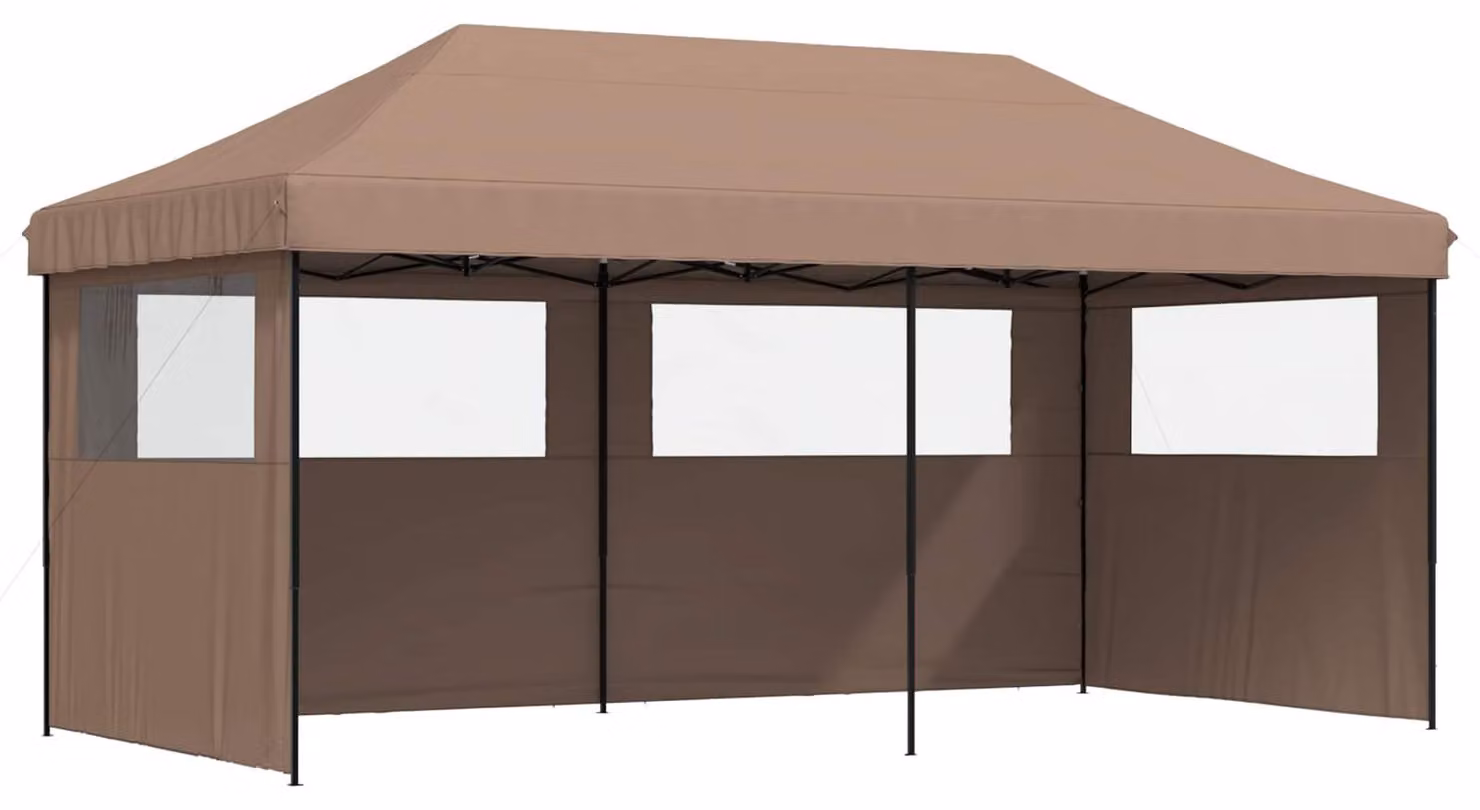 Tenda Party Marrone 292 x 580 x 315 cm Tessuto Oxford
