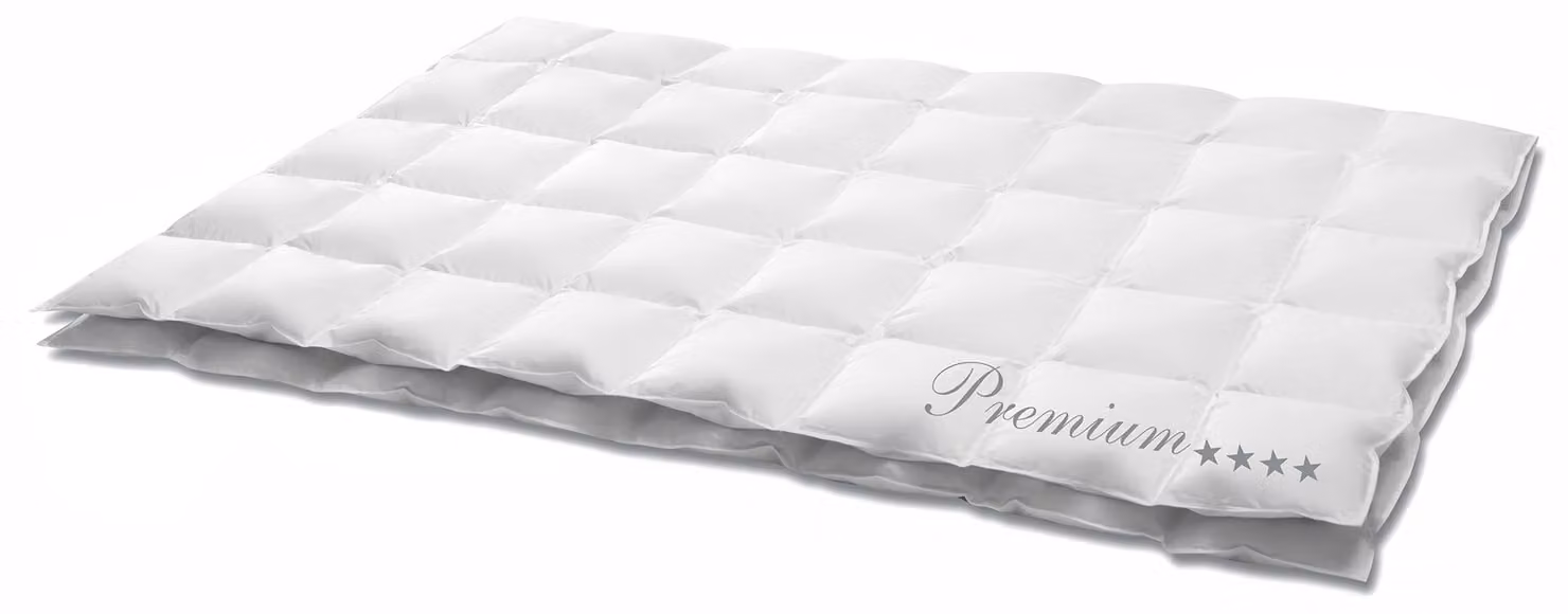 HANSKRUCHEN piumino in piuma 155x220 cm extra leggero 100% piumino lavabile per allergici traspirante a cassette bianco