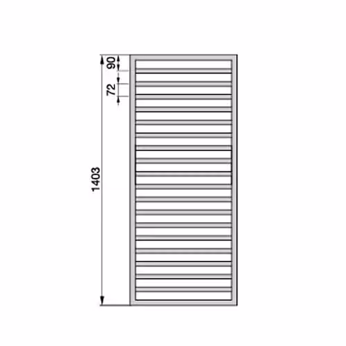 Termoarredo Zehnder Quaro nero opaco L: 140 cm, P: 60 cm – 2