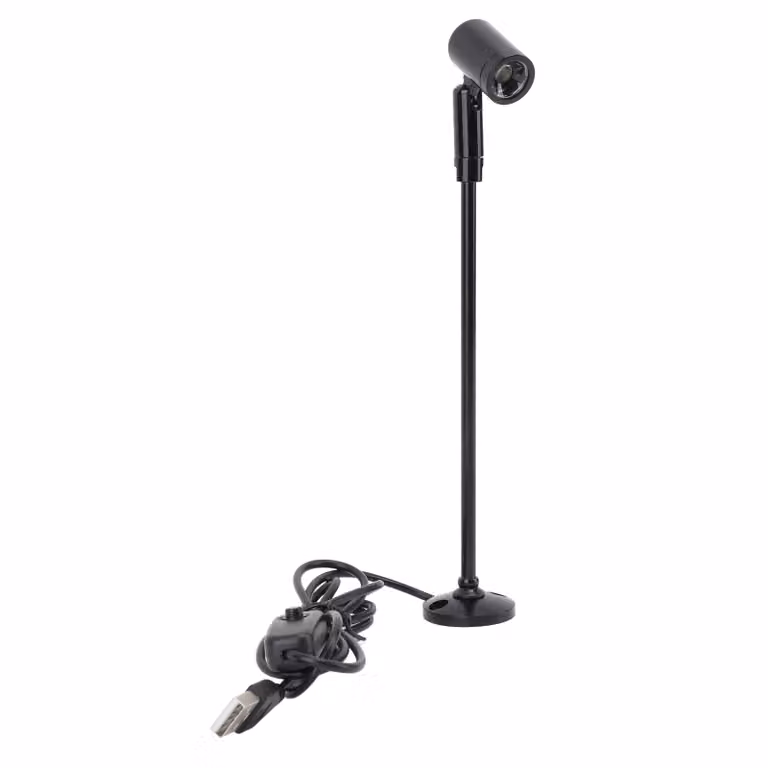 Faretto da mobile in piedi, faretto da esposizione Schmuck, luce in piedi da vetrina, piccolo faretto da mobile, Mini Spotlight Lampe, Mini LED Spotlight