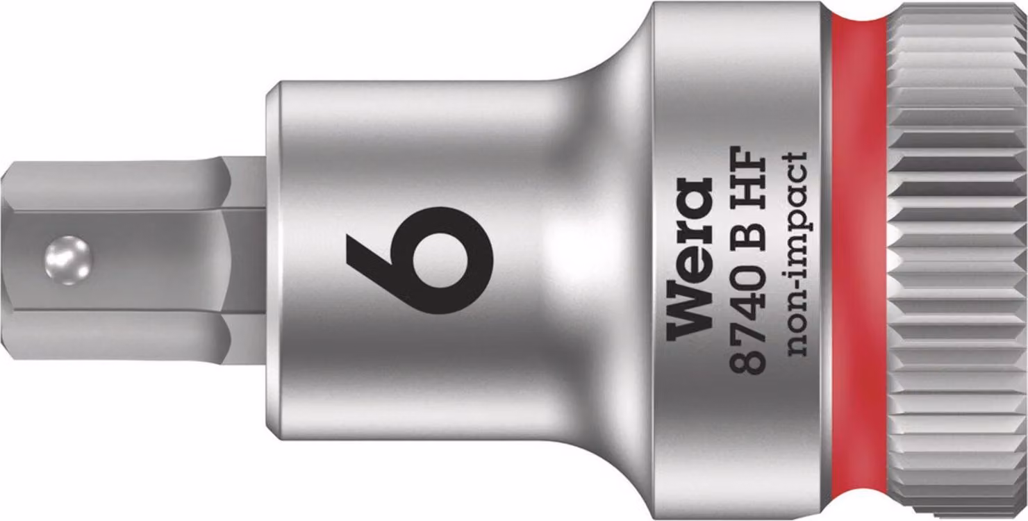 Inserto per cacciavite a esagono incassato da 3/8" con funzione di bloccaggio, 6x35 mm, Wera | 4013288188663