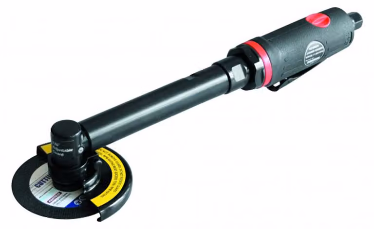 Smerigliatrice angolare pneumatica, lucidatrice portatile, flessibile da taglio, velocità regolabile e progressiva 4'', 17000 giri/min, 100 mm