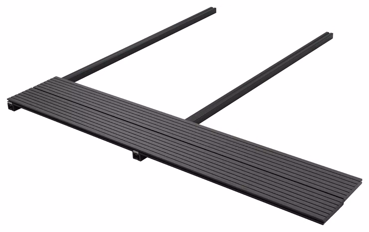 Pavimento da Deck 30 pcs Nero WPC