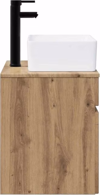 Mobile Lavabo | Armadio Lavabo da parete Rovere Artigianale 49 x 41 x 63 cm