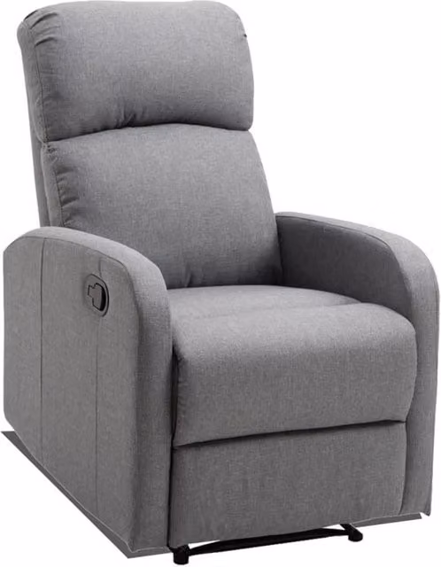 Poltrona relax manuale Giulia colore grigio