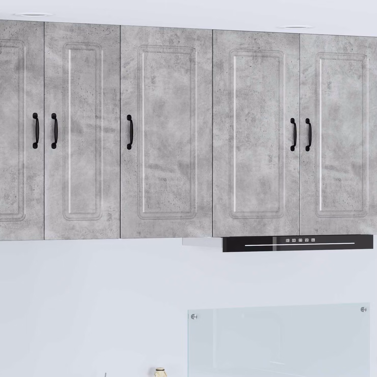 vidaXL Mobile Unità a muro Kalmar Grigio, L: 40 cm, P: 31 cm, H: 80 cm