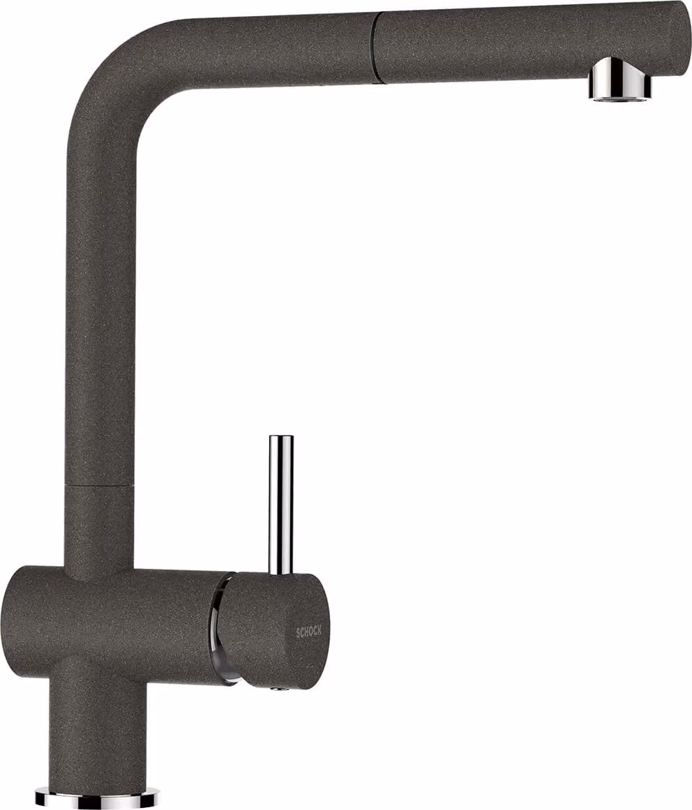 Rubinetto da cucina con doccetta Schock Epos asphalt 540120