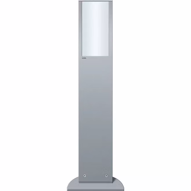 Gira 134326, elemento luminoso cilindrico, altezza 769 mm, colore alluminio