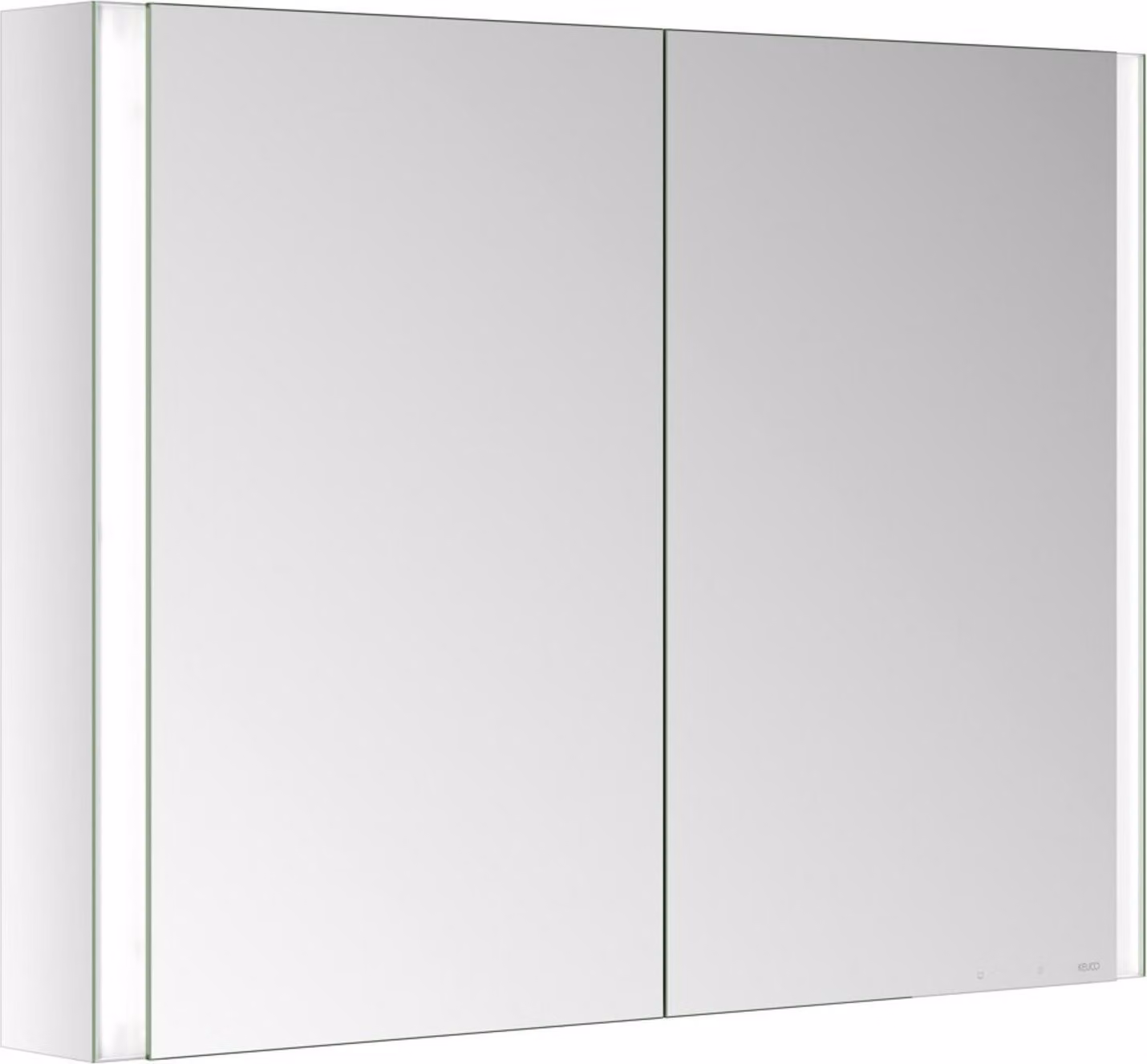 KEUCO SOMARIS Armoire de toilette murale 2 portes, avec miroir chauffant, 1000mm, 14503002101, 14503002101