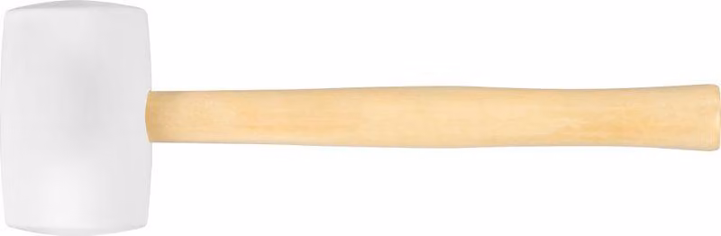 Martello Strend Pro HM221, 900 g, in gomma, testa bianca, manico in legno, lunghezza del manico 355 mm