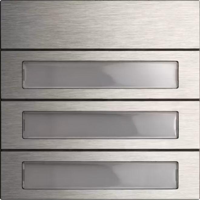 Modulo pulsante di chiamata Gira 3f Sistema 106 in acciaio inossidabile V4A 5533914