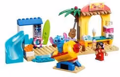 LEGO Disney Classic Divertimento in spiaggia con Lilo e Stitch, set multicolore da 113 pezzi