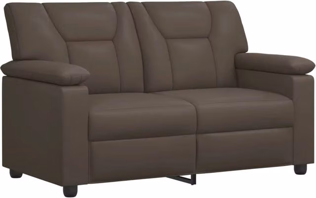 Divano moderno vidaXL in similpelle grigio L: 151 cm, P: 85 cm, H: 93 cm – 1