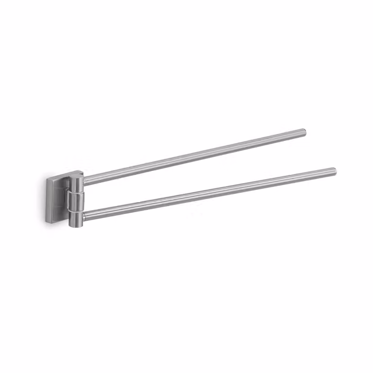 Portasalviette a snodo da muro in acciaio inox AISI 304 e Cromall FJ23 Gedy serie FUJI Satinato