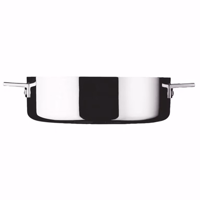 Tegame in trimetallo per induzione con coperchio linea Attiva, 24cm