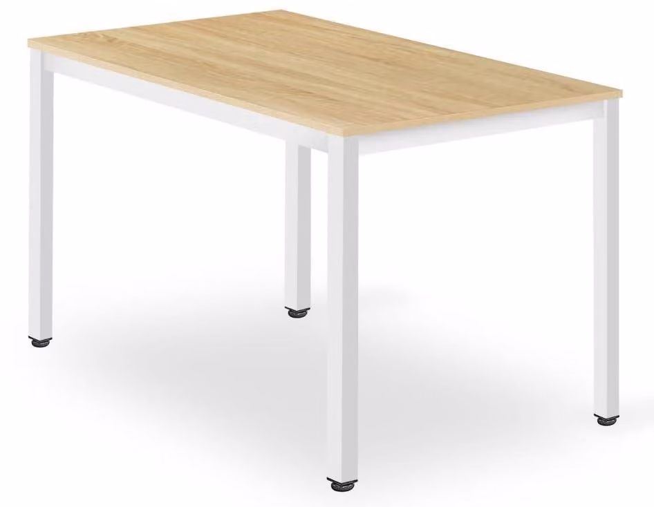 Scrivania regolabile in altezza, 120x60 cm - Tavolo per computer con gambe in metallo