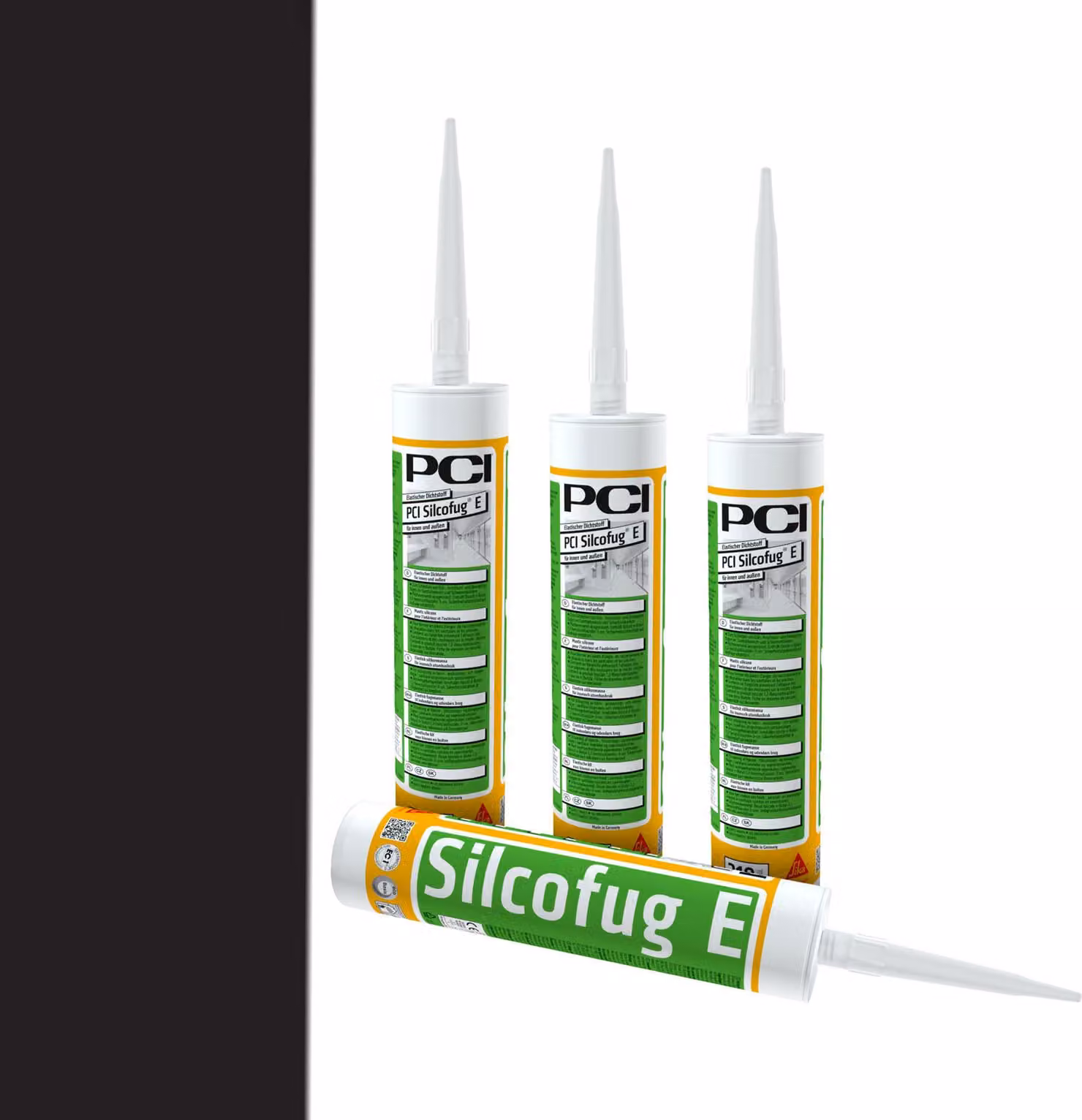 PCI Silcofug E Elastischer Dichtstoff 310ml Schwarz