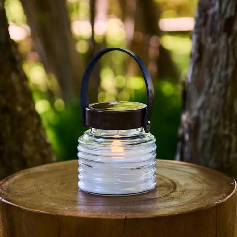 Sirius Lampada solare Aston Jar, Chiaro / Trasparente, Vetro, Lampada solare