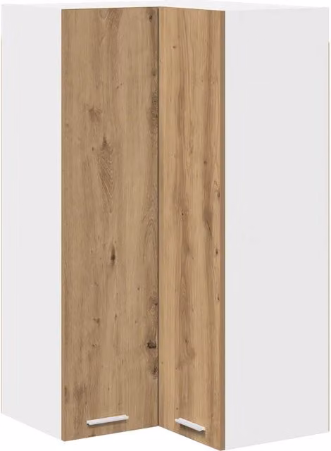 Armadio pensile | Mobile da Cucina Rovere Artigiano e Bianco 57 x 57 x 100 cm