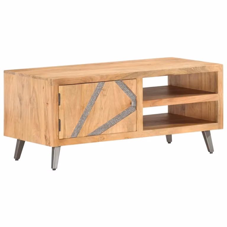 Maison Exclusive - Tavolino 90×45×40 cm in legno massello di acacia