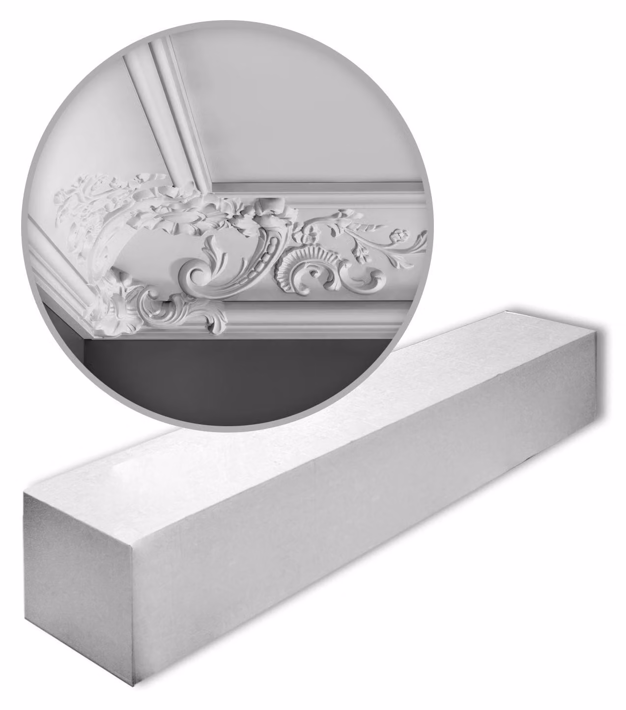 Cornici Orac Decor LUXXUS C338B-box 1 cartone con 6 strisce decorative 12 m