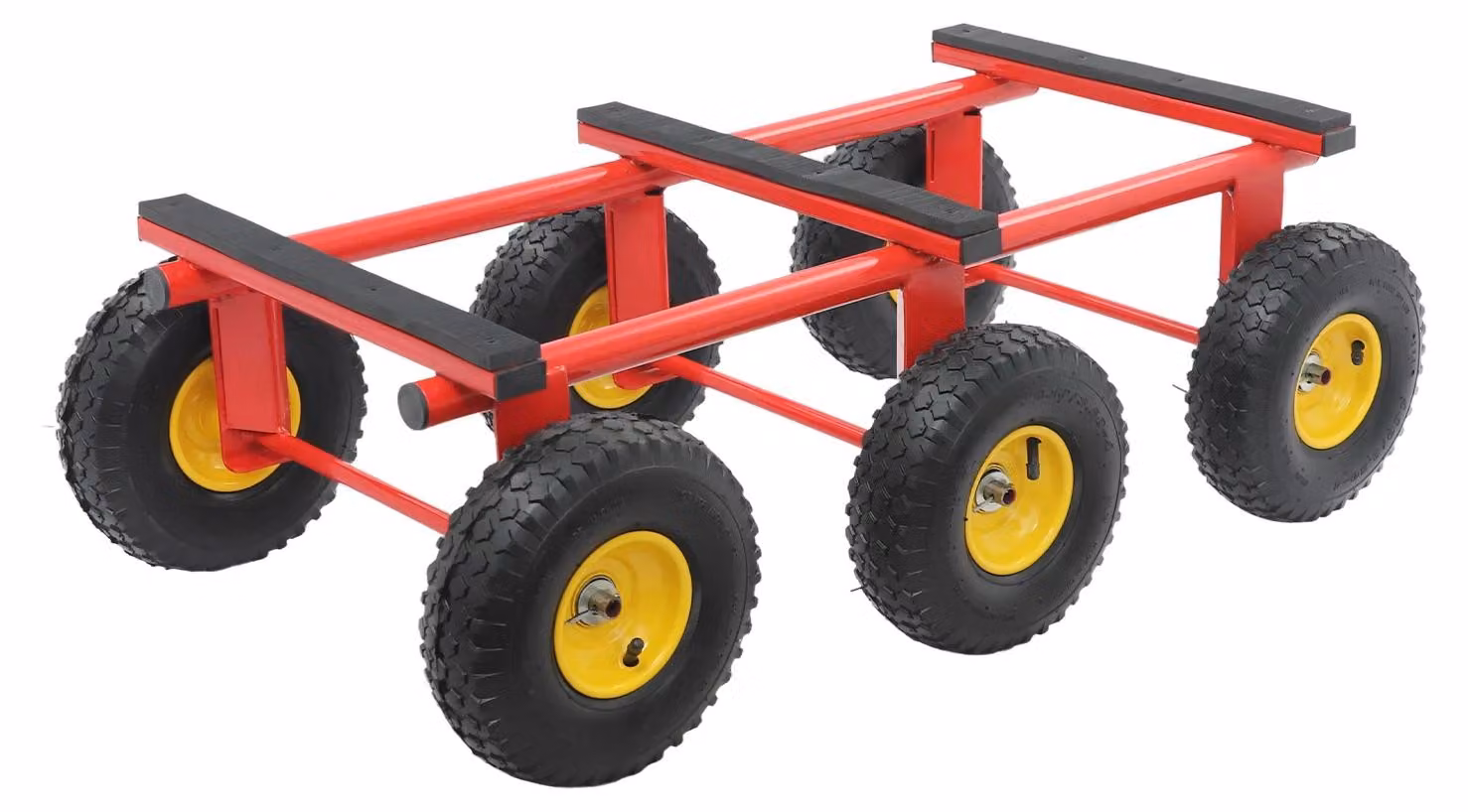 Trasportatore multiuso, costruzione robusta, capacità di carico di 544,31 kg, colore rosso