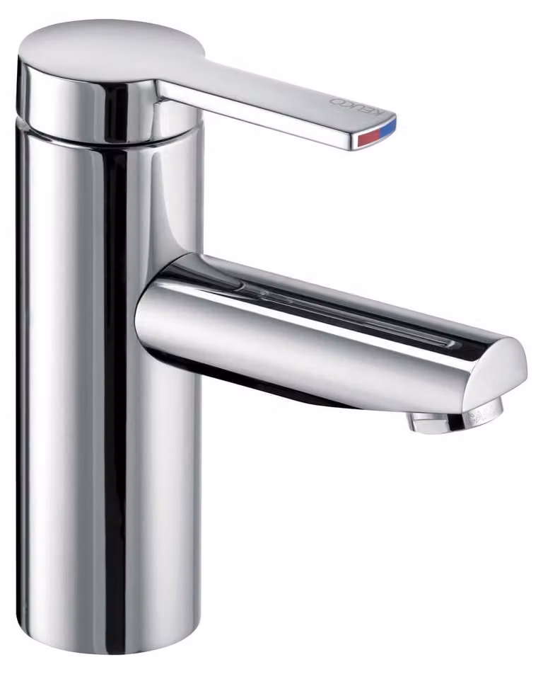 Miscelatore monocomando per lavabo Keuco Plan Blue 90 mm senza scarico - cromato - 53902010100