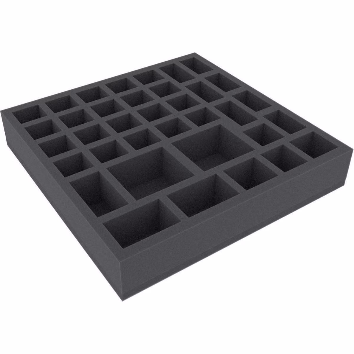 AFCZ050BO 285 mm x 285 mm x 50 mm - Imbottitura in schiuma per giochi da tavolo