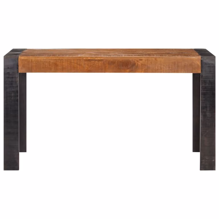 vidaXL Tavolo da pranzo 140x70x76 cm Legno massiccio di mango grezzo
