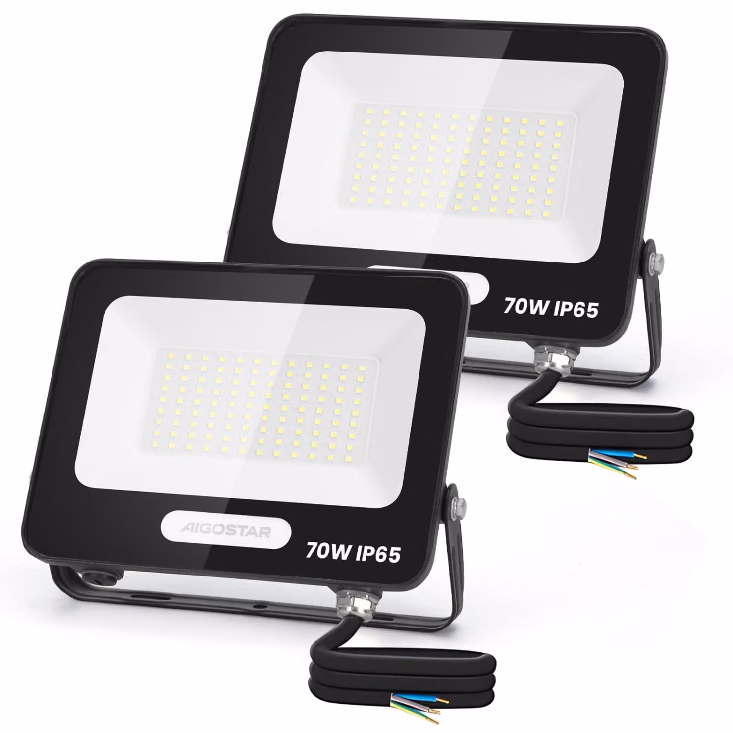 Faretto LED da esterno, 70W, 5670 lumen, grado di protezione IP65, luce bianca fredda, 6500K