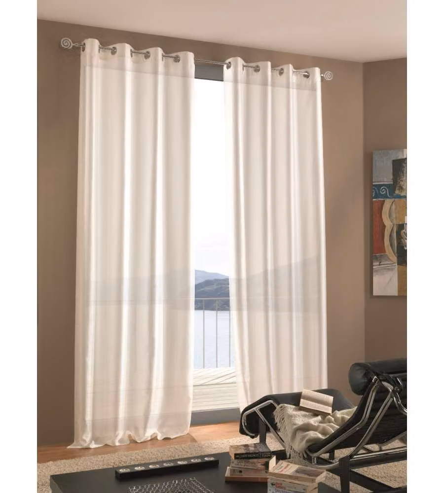 Tenda Cristy Bianco 140 x 290 cm