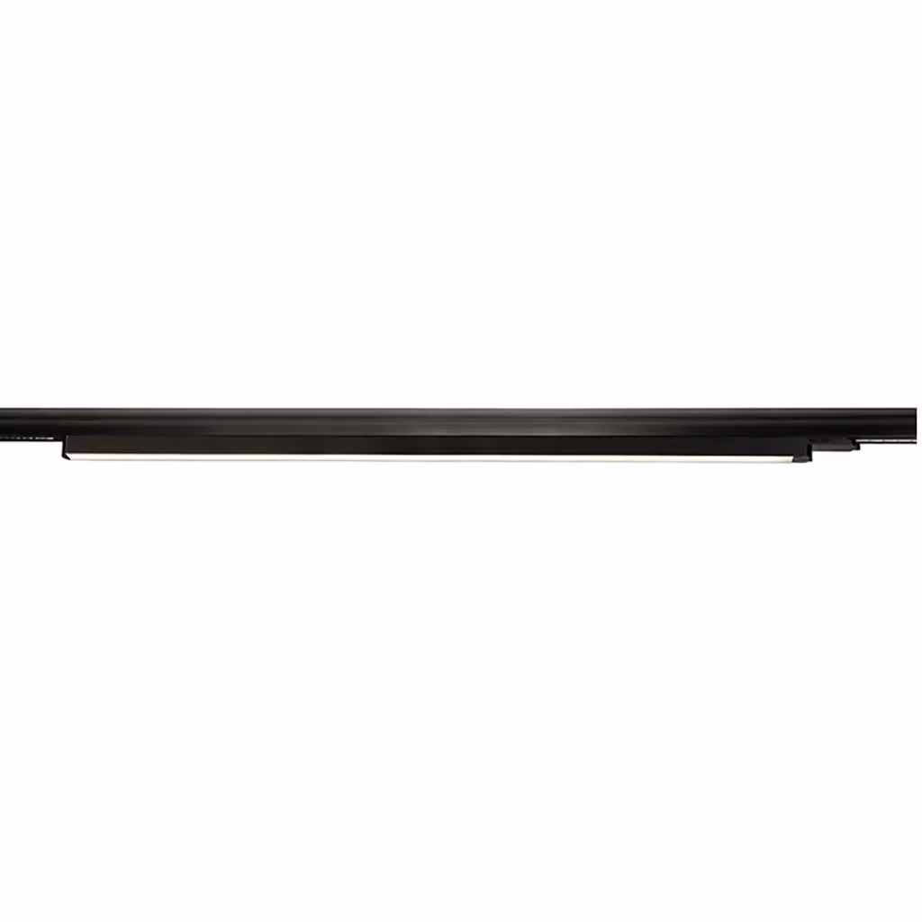 Barra luminosa LED LINEAR 100 DEKO-LIGHT da 30W, sistema trifase per binario track, colore nero, luce 4000K, lunghezza 1 mt – 2