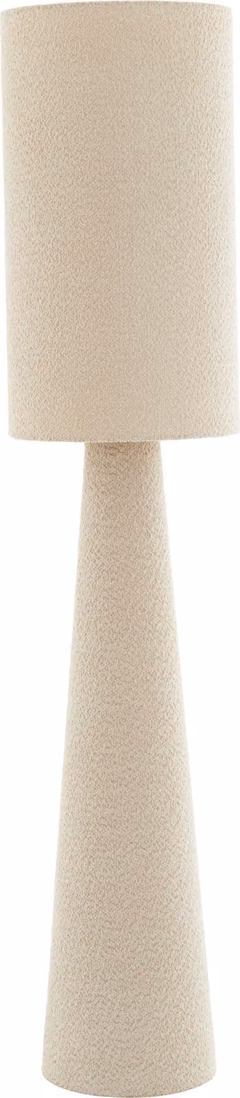 Lampada da terra - beige - Micky - tessile - lampada d'atmosfera - E27 - 1891939 - Light & Living