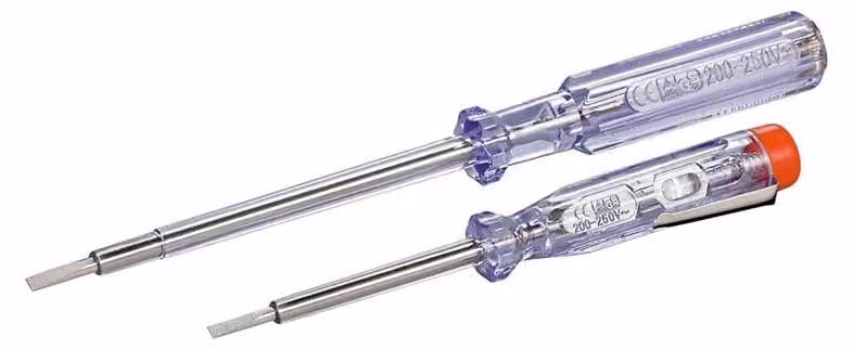 Tester di tensione - Tester di fase - Cacciavite - 200-250 V - Set da 2